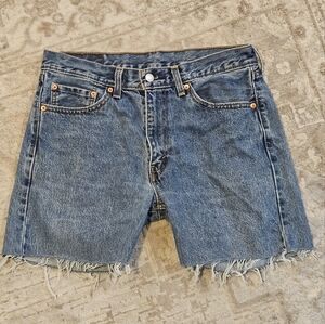 Levi's Blue Jean Shorts